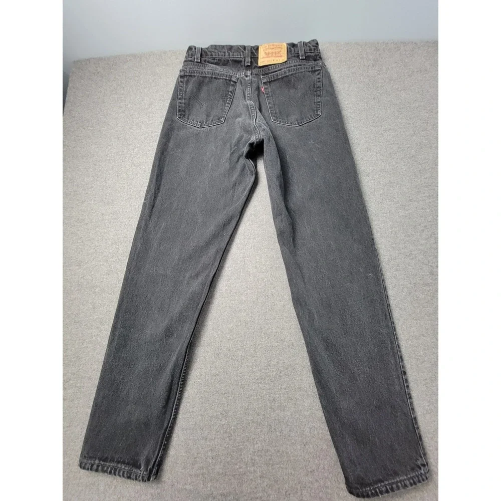 Levi's 550 Jeans Mens 34x34 Gray‎ Denim Relaxed Fit USA Tapered Leg Streetwear